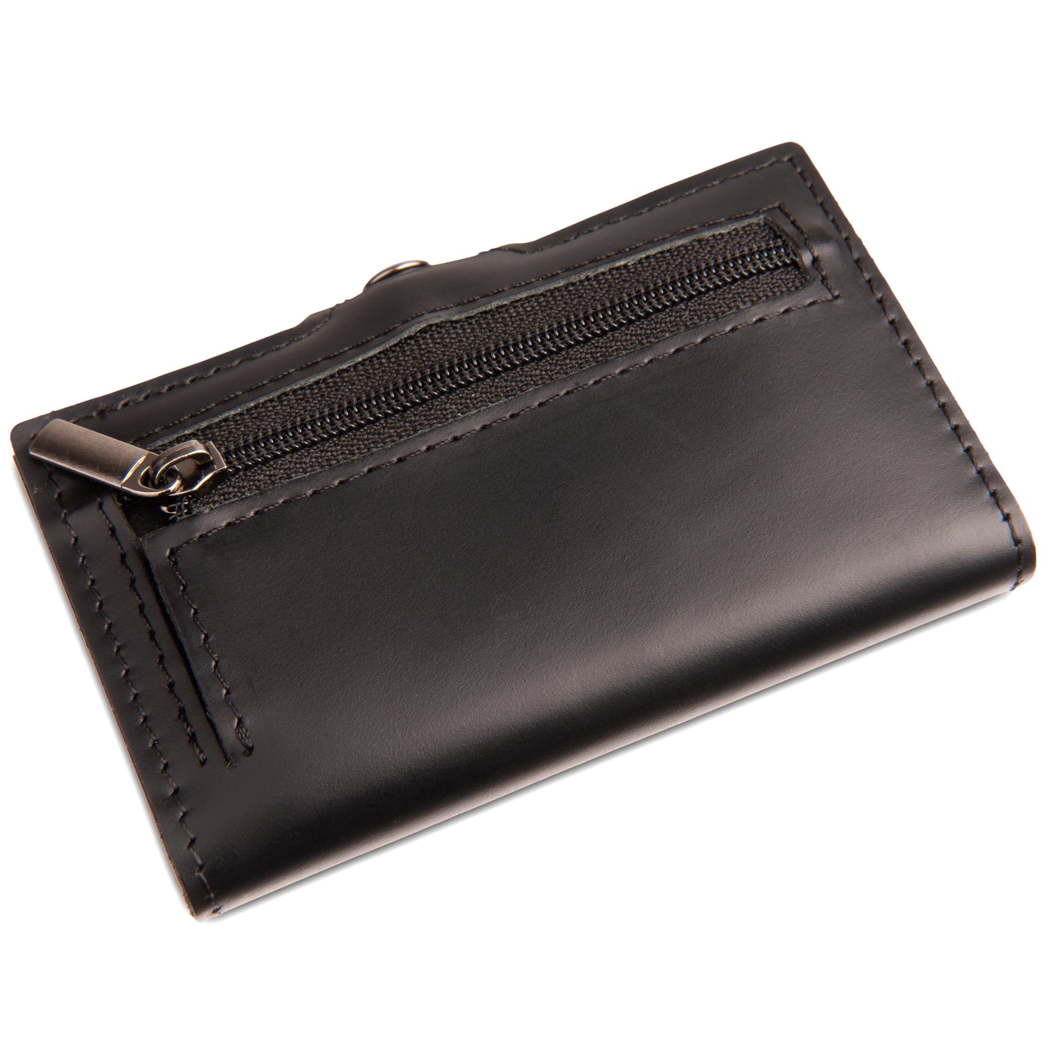 Cardinal Black leather wallet with zipper