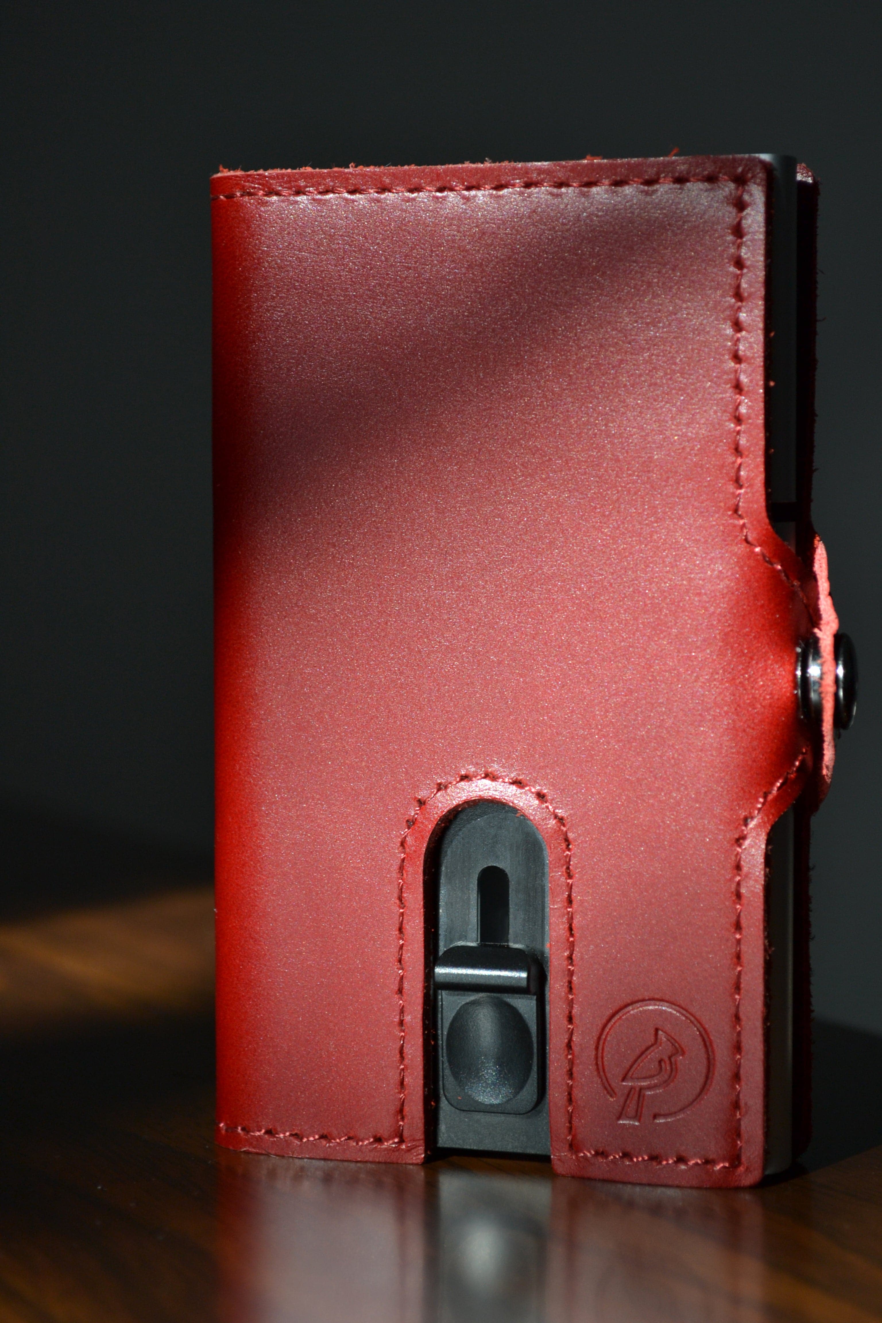 Cardinal Red leather wallet